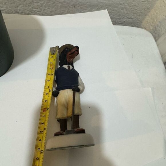Robert Harrop Boxer Dog Golf  Figurine 5.5”England with case - Picture 5 of 8